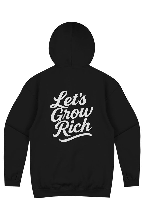 Let's Grow Rich Together Box Hoodie