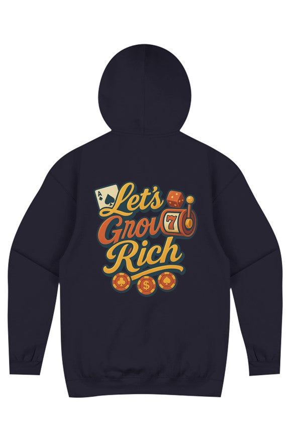 Life's A Gamble Box Hoodie Navy