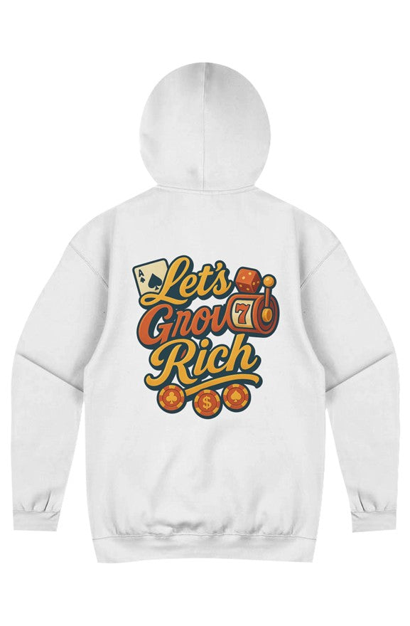 Life's A Gamble Box Hoodie White