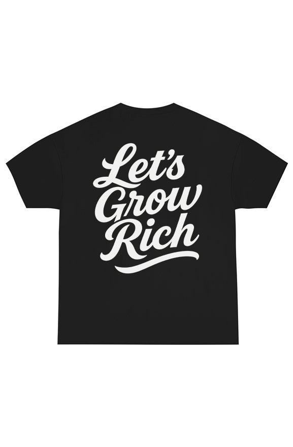 Mens Box T shirt Let's Grow Rich