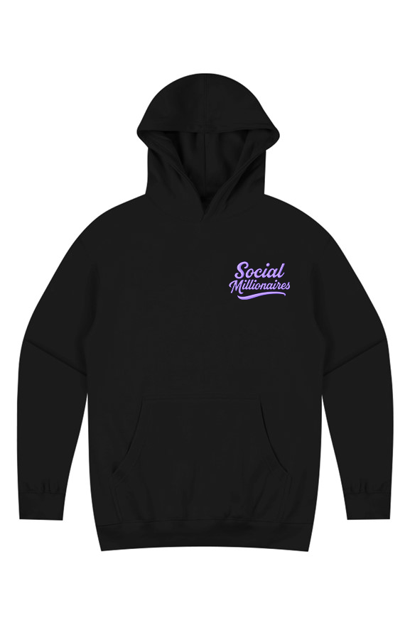 Let's Grow Rich Box Hoodie Purple Reign